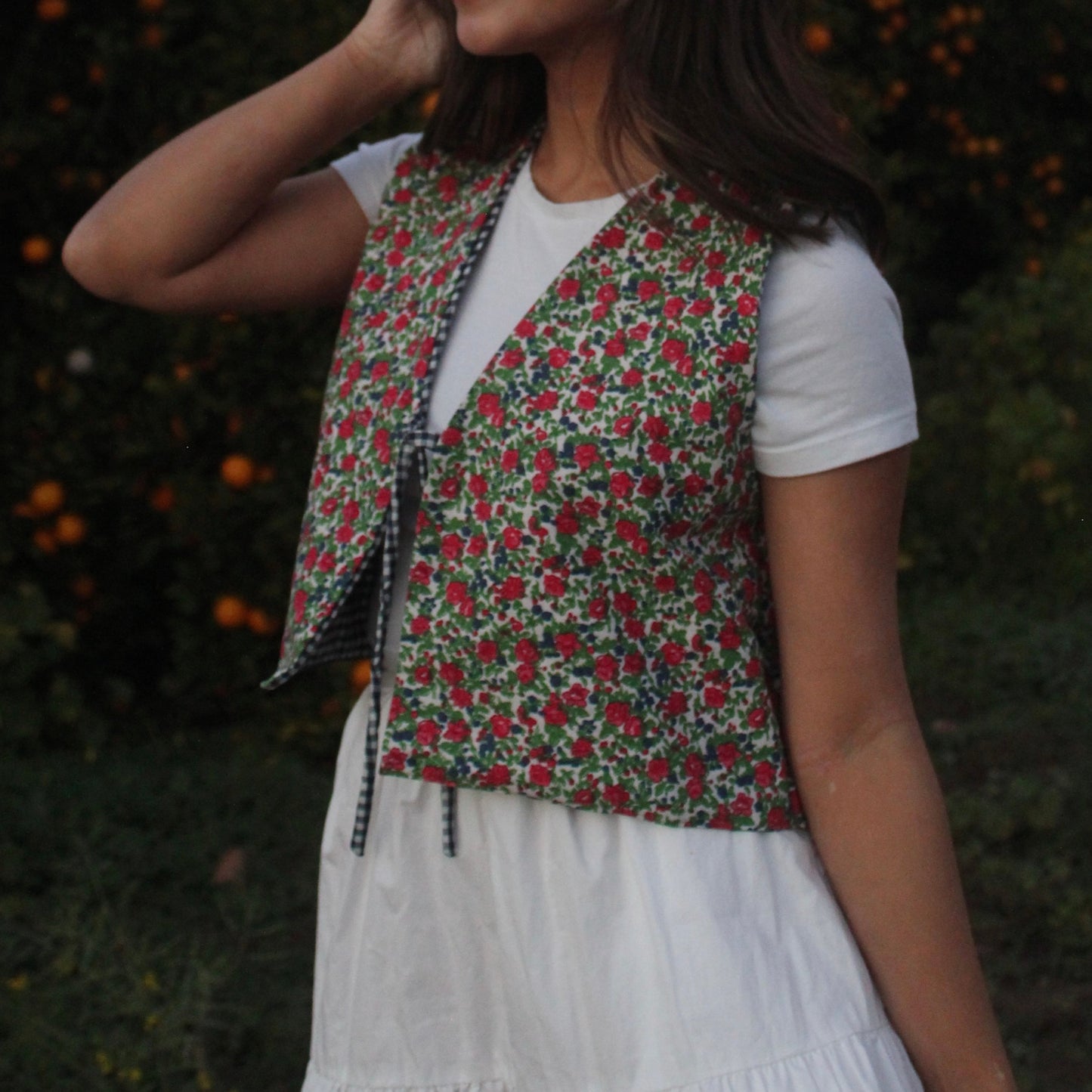 Poppy Red Vest